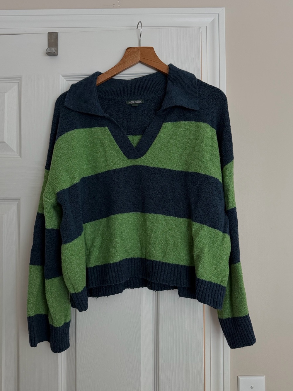 Wild Fable Striped V-Neck Sweater